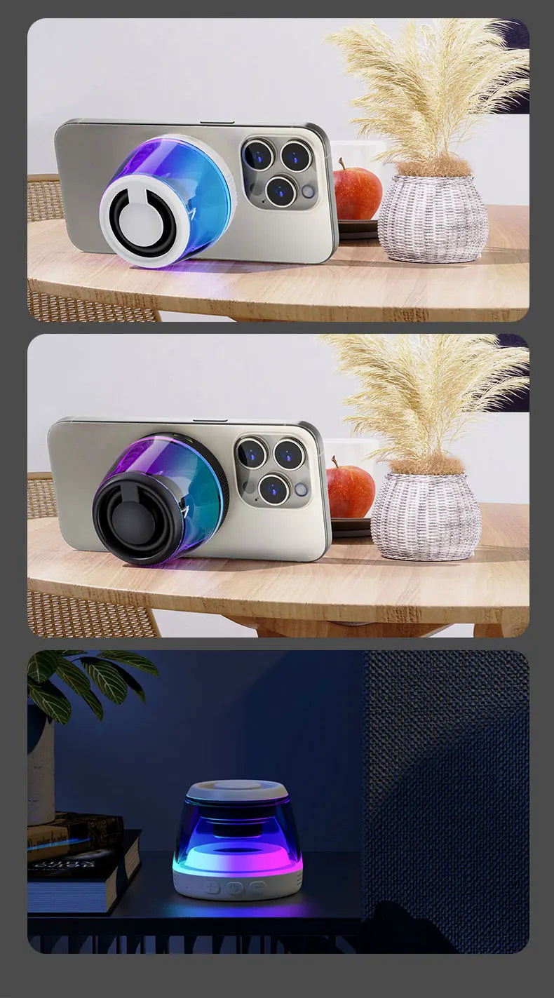 Magnetic Portable RGB Bluetooth Speaker