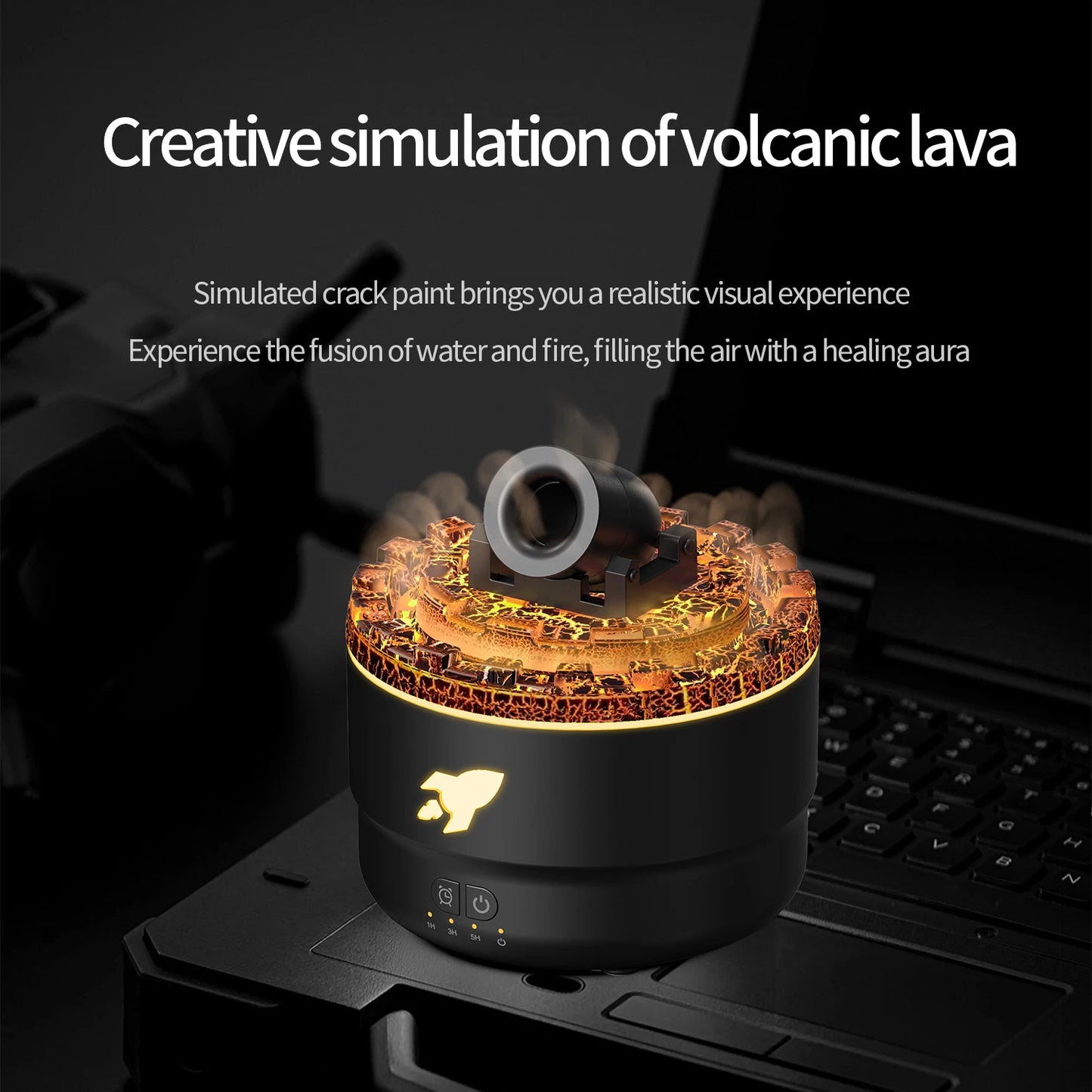 Volcanic Crack Light Artillery Air Humidifier