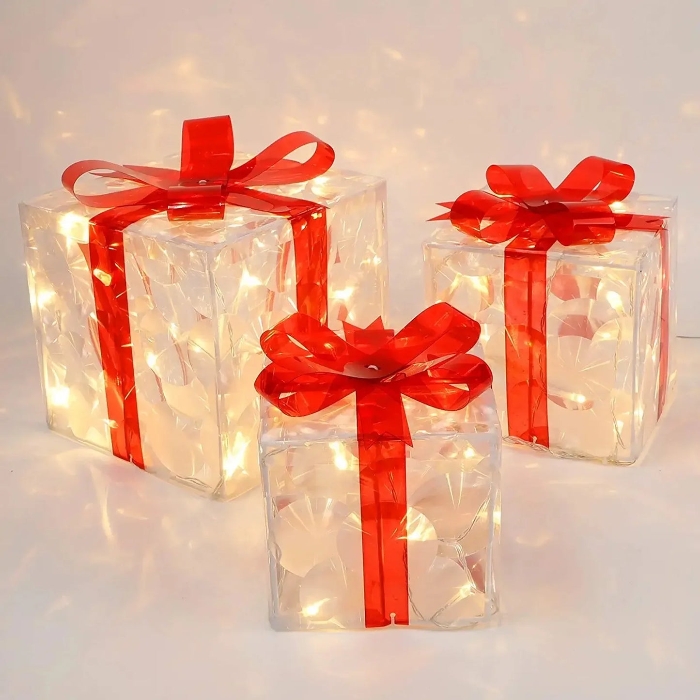 Glowing Gift Box For Christmas