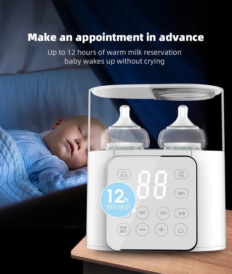 Baby Milk Bottle Warmer Sterilizer with Accurate Temperature Control