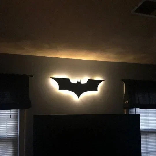 Bat Man LOGO LED Lamp