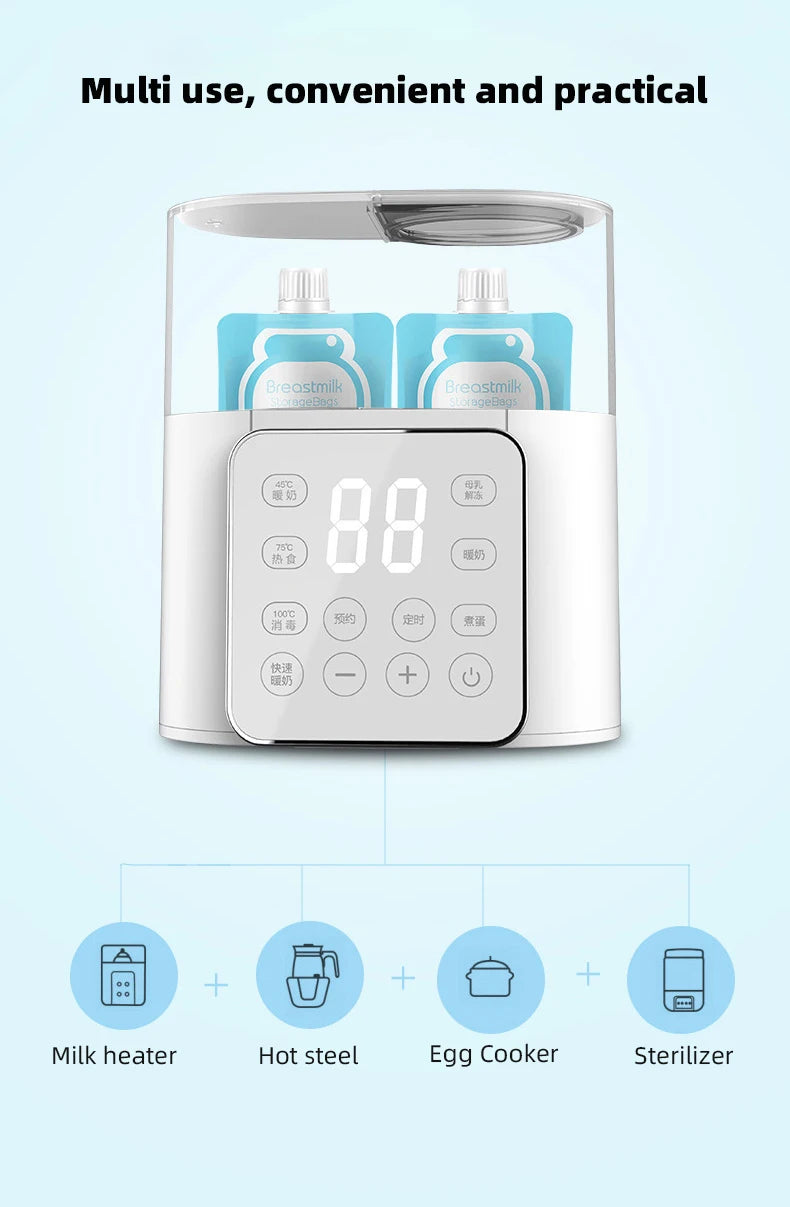 Baby Milk Bottle Warmer Sterilizer with Accurate Temperature Control