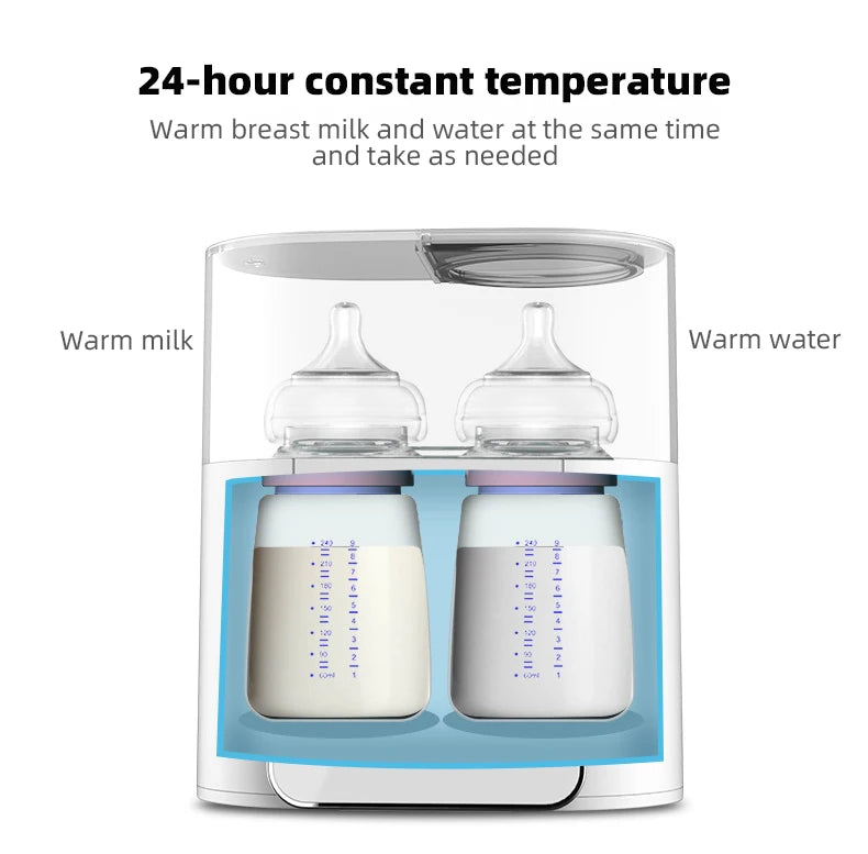 Baby Milk Bottle Warmer Sterilizer with Accurate Temperature Control