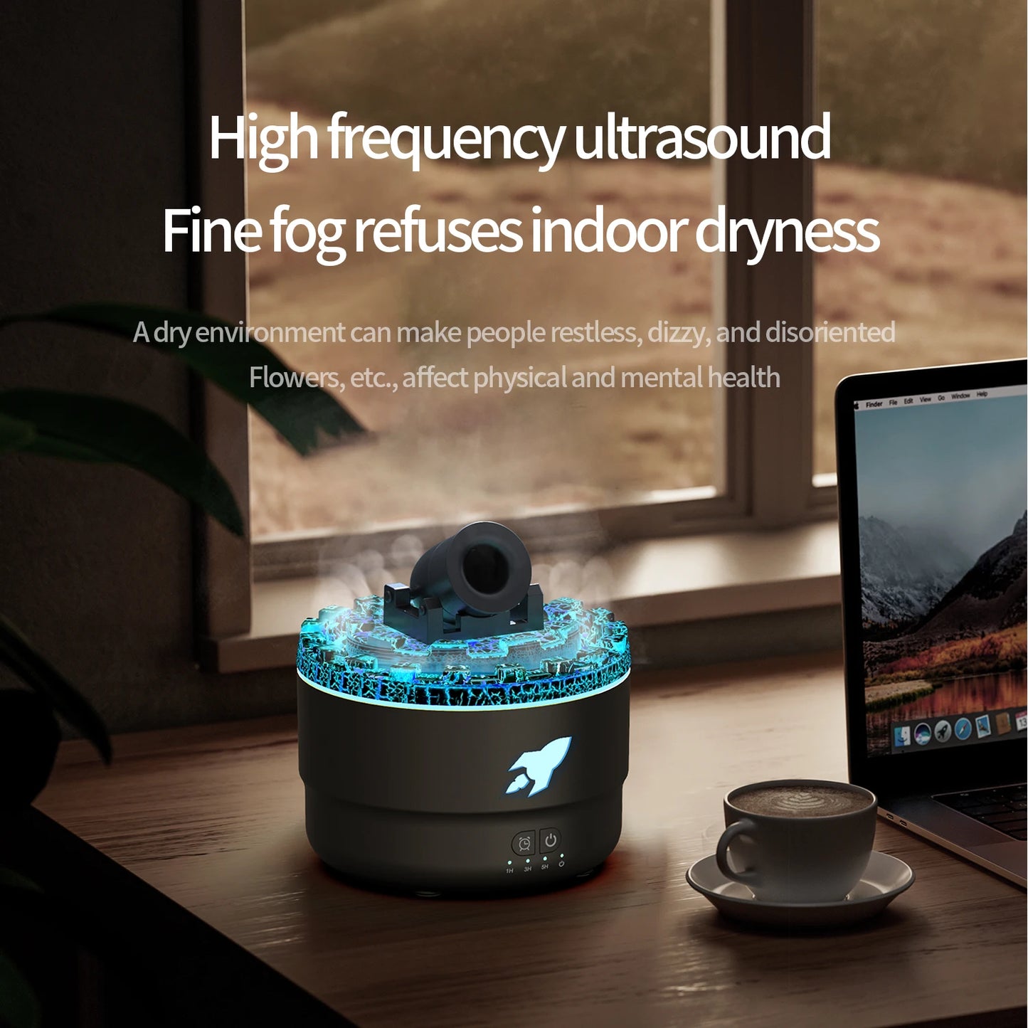 Volcanic Crack Light Artillery Air Humidifier