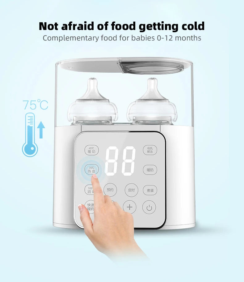 Baby Milk Bottle Warmer Sterilizer with Accurate Temperature Control