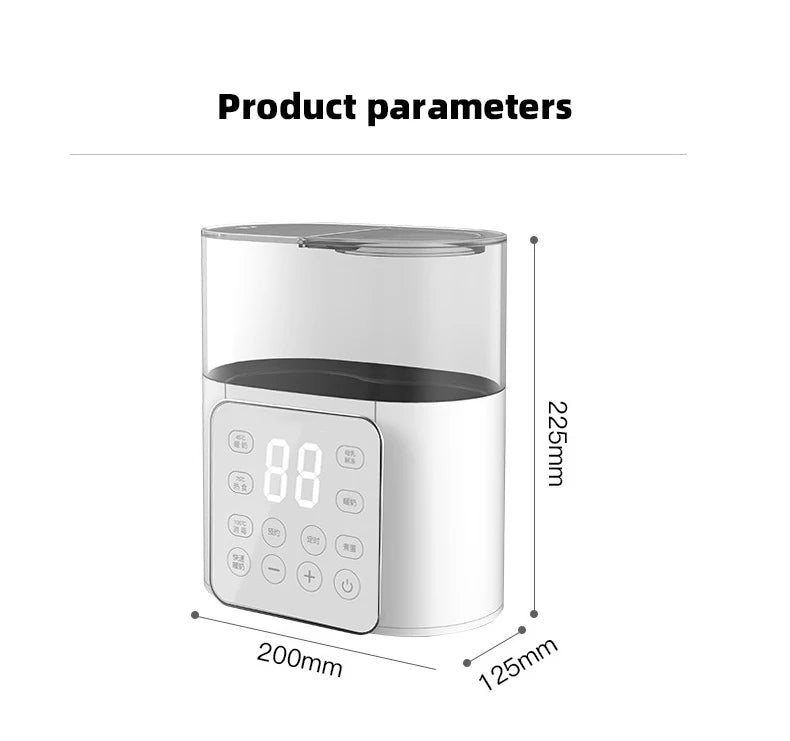 Baby Milk Bottle Warmer Sterilizer with Accurate Temperature Control