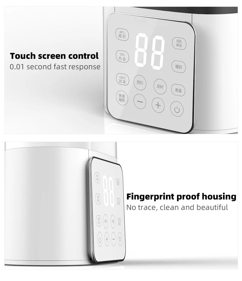 Baby Milk Bottle Warmer Sterilizer with Accurate Temperature Control